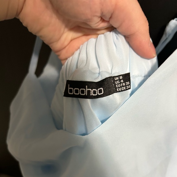 Baby blue dress with adjustable straps - Picture 4 of 4